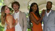 Acompanhadas, Duda Reis e Camilla de Lucas marcaram presença no casamento de Erick Maia com Rafael Gomes - Delson Silva/ Agnews
