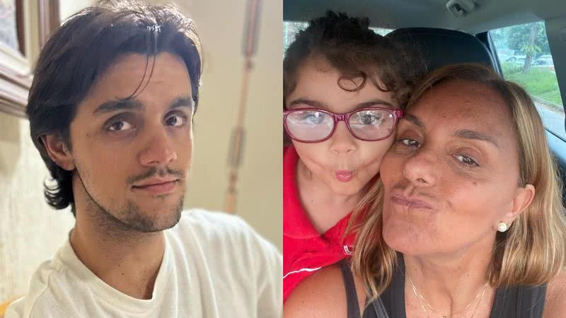 Felipe Simas presta homenagem no aniversário da mãe e da filha - Reprodução/Instagram