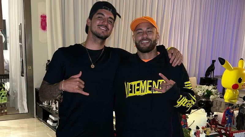 Gabriel Medina brinca ao comemorar aniversário de Neymar Jr.: ''Vovô tá on'' - Reprodução/Instagram