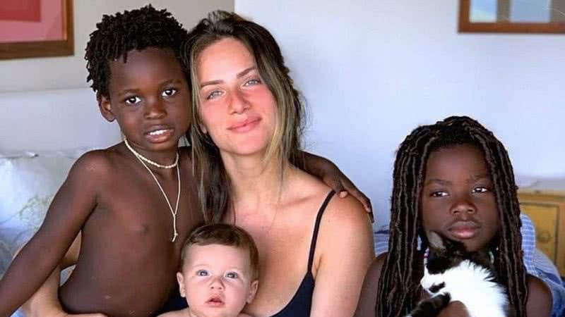 Giovanna Ewbank mostra semelhança entre os filhos, Bless e Zyan - Reprodução/Instagram