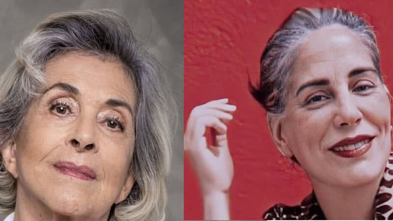 Betty Faria e Gloria Pires se encontram no aeroporto - (Divulgação/TV Globo)