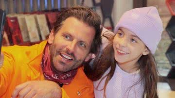 Henri Castelli e a filha, Maria Eduarda - Reprodução/Instagram