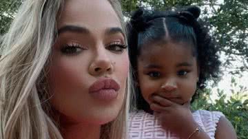 Khloé Kardashian flagra a filha toda estilosa e se derrete - Reprodução/Instagram