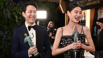 Lee Jung-jae e Jung Ho-yeon, de 'Round 6', ganham como Melhor Ator e Atriz de série dramática - Getty Images