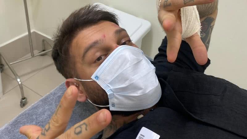 Lucas Lucco vai parar no hospital após sofrer queda em casa - Reprodução/Instagram