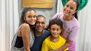 Com foto em família, Luciele Camargo comemora aniversário do filho: ''Coração gigante'' - Reprodução/Instagram