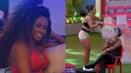 BBB 22: Lumena brinca sobre baldada que Maria deu em Natália - Reprodução/ Instagram | Divulgação/ TV Globo