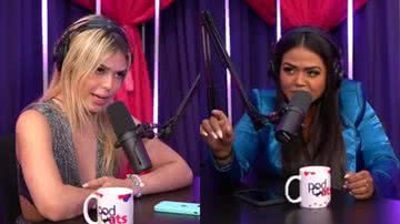Melody e Camila Loures trocam farpas ao vivo em podcast - Reprodução/Youtube