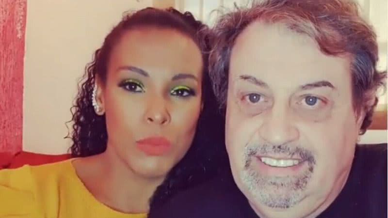 A ex-BBB lamentou a morte do seu marido Tibério Cavagnini nas suas redes sociais - Reprodução: Instagram