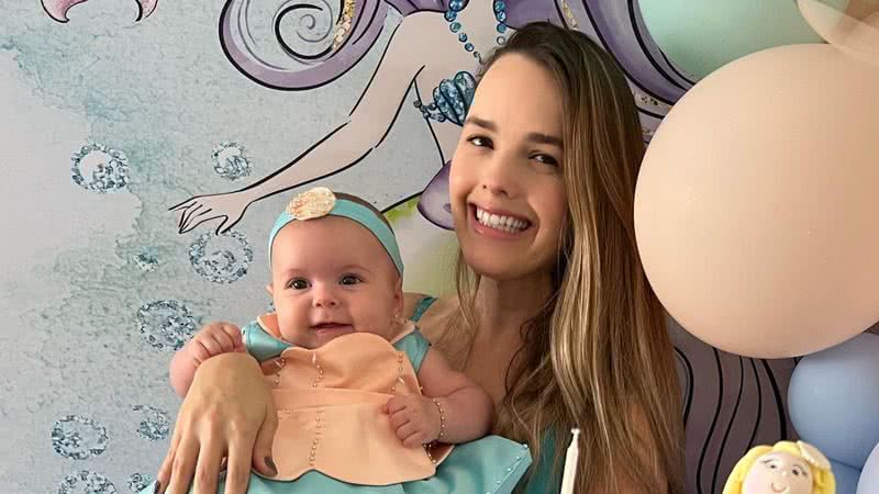 Thaeme Mariôto e a filha, Ivy - Reprodução/Instagram