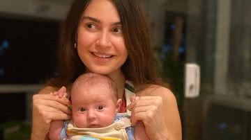 Thaila Ayala comemora o segundo mês do filho, Francisco: ''Maior amor do planeta'' - Reprodução/Instagram