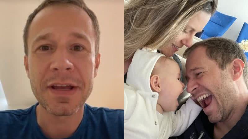 Apresentador Tiago Leifert revela que recebeu relatos após alerta sobre doença da filha - Reprodução/Instagram
