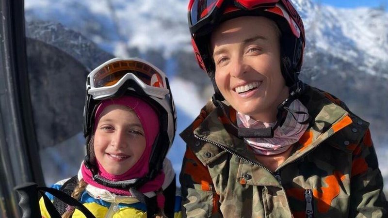Juntinhas, Angélica e Eva aproveitam dia em estação de esqui - Reprodução / Instagram