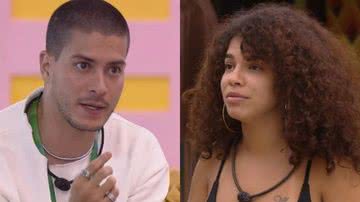 Maria e Arthur Aguiar trocam farpas - Reprodução/TV Globo
