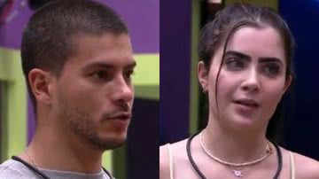 Arthur Aguiar propõe aliança com Jade Picon no BBB22 - Reprodução/TV Globo