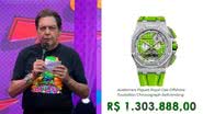 Faustão usa relógio de mais de R$ 1 milhão - Reprodução/Band