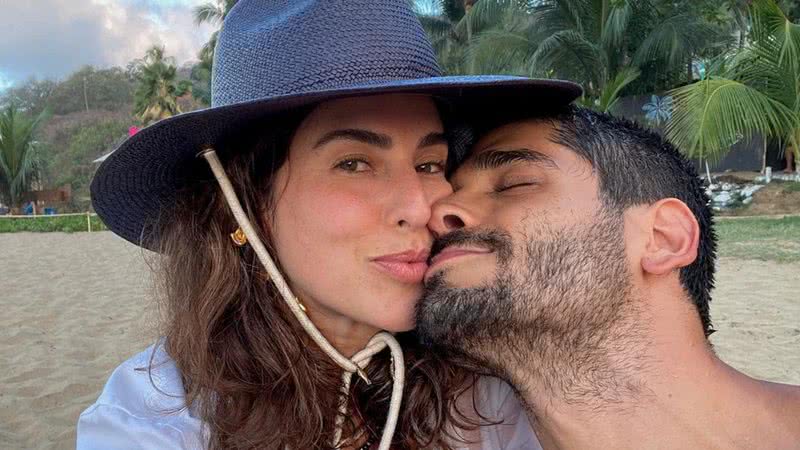 Fernanda Paes Leme surge em clima de romance com o namorado em cliques - Reprodução/Instagram