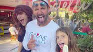 Henri Castelli mostrou um passeio divertido que fez com os filhos, Lucas e Maria Eduarda - Reprodução/Instagram