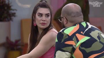 Naiara Azevedo tira satisfação com Tiago Abravanel após Jogo da Discórdia - Reprodução/Globo