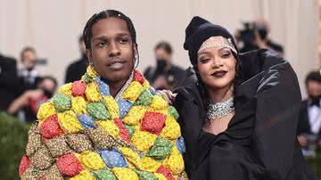 Rihanna e ASAP Rocky estão esperando o primeiro filho - Getty Images