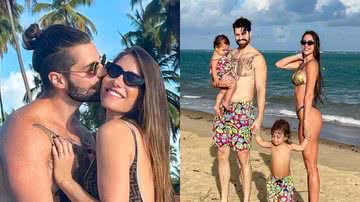 Médica Romana Novais e DJ Alok curtem praia com os filhos - Reprodução/Instagram