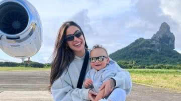 Bianca Andrade viajou com o filho Cris para Fernando de Noronha - Reprodução: Instagram