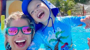 Karina Bacchi divide cliques de sua viagem com o filho, Enrico - Reprodução/Instagram