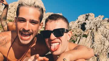 Leo Picon surgiu ao lado do ex-cunhado, João Guilherme durante um passeio em sua viagem por Ibiza - Reprodução/Instagram