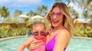Lorena Improta curte dia na piscina ao lado da filha, Liz - Reprodução/Instagram
