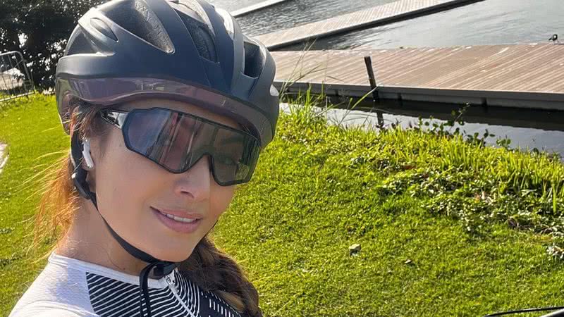 Patrícia Poeta mostra passeio de bicicleta: "Exercício do dia" - Reprodução/Instagram