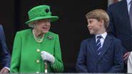 Rainha Elizabeth II e príncipe George - Foto: Getty Images