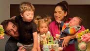 Sabrina Petraglia reúne a família para comemorar o mesversário do filho caçula - Reprodução/Instagram