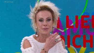 Ana Maria Braga no programa 'Mais Você' - Foto: Reprodução / Globo