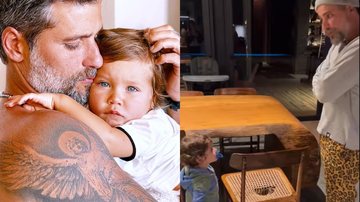 Bruno Gagliasso questiona Zyan sobre cadeira quebrada, e o bebê se entrega - Reprodução/Instagram