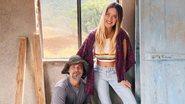 Bruno Gagliasso e Giovanna Ewbank constroem capela no rancho da família - Reprodução/Instagram