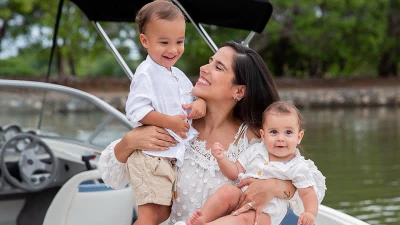 Camilla Camargo e os filhos surgem juntos em fotos perfeitas - Reprodução/ Instagram