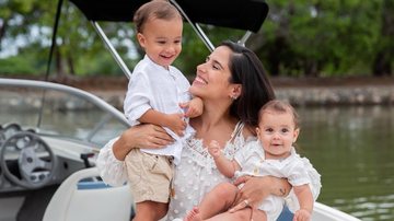 Camilla Camargo e os filhos surgem juntos em fotos perfeitas - Reprodução/ Instagram