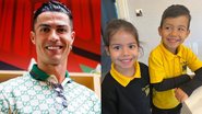 Cristiano Ronaldo comemora aniversário dos filhos gêmeos - Reprodução/Instagram