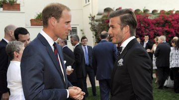 David Beckham parabenizou Príncipe William no aniversário do neto da Rainha - Foto: Getty Images