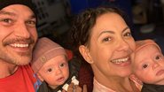 Emílio Dantas e Fabiula Nascimento celebram mesversário dos filhos gêmeos - Reprodução/Instagram