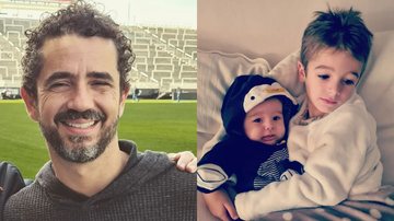 Felipe Andreoli esbanja alegria ao surgir coladinho com os filhos e encanta web - Reprodução/Instagram