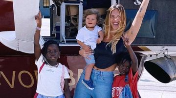 Giovanna Ewbank publica clique perfeito dos filhos e baba - Reprodução/Instagram