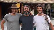 José Loreto, Guito e Marcos Palmeira assistem a 'Pantanal' juntos - Reprodução/Instagram