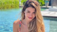 Namorada de Luan Santana, Izabela Cunha, chama atenção da web ao surgir com maiô cavado - Reprodução/Instagram