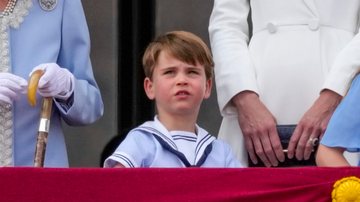 Príncipe Louis usa o mesmo look do pai, Príncipe William, 37 anos depois - Getty Images