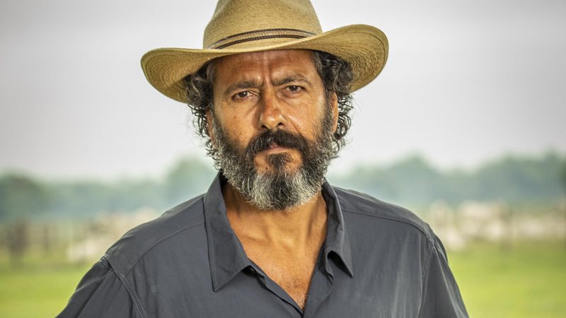 Marcos Palmeira como o personagem José Leôncio do remake da novela Pantanal - Foto: Globo / João Miguel Junior