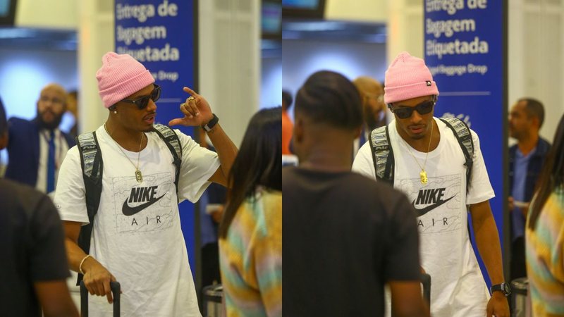 Paulo André chega a aeroporto - Foto: Vitor Pereira / AgNews