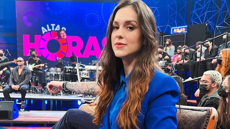 Sophia Abrahão posa nos bastidores do 'Altas Horas' - Foto: Reprodução / Instagram