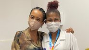 Taís Araújo recebe a quarta dose da vacina contra a covid-19 - Reprodução/Instagram