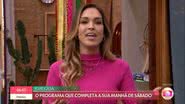 Talitha Morete pede desculpas ao vivo no 'É de Casa' - Reprodução/Globo